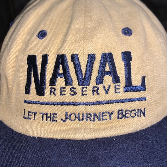Vintage Naval Reserve Military Snapback Hat - Picture 2 of 5